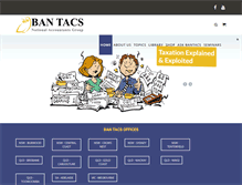 Tablet Screenshot of bantacs.com.au